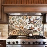 Mosaikbild in der Küche