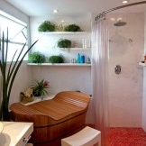 Stilisierte Badschüssel in der Badewanne
