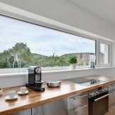 Panoramafenster in der Küche