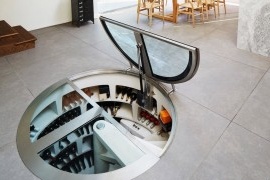 Organisasi lingkaran bilik bawah tanah wain yang padat