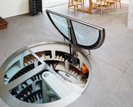 Organisasi lingkaran bilik bawah tanah wain yang padat