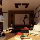Innenfoto der japanischen Wohnung