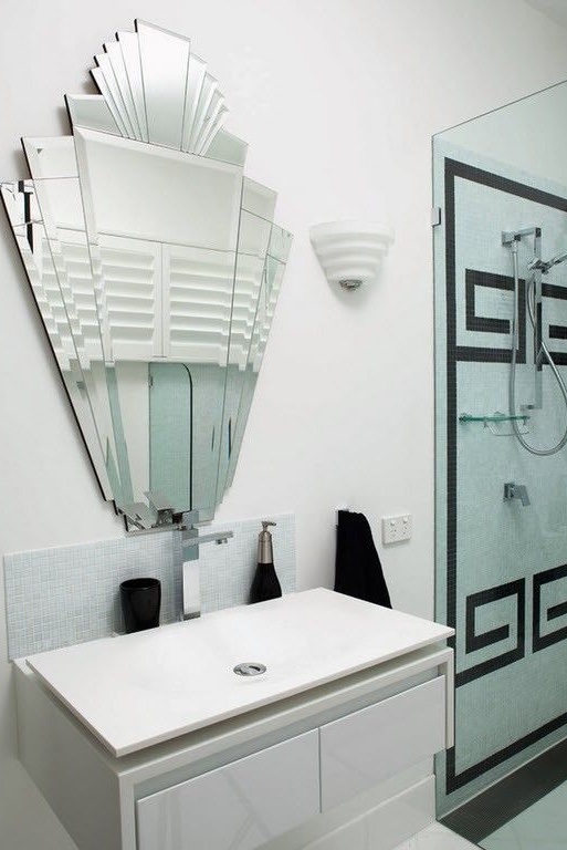 Art Deco-Stil im Badezimmer