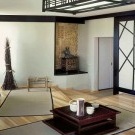 Wohnzimmerdesign im japanischen Stil