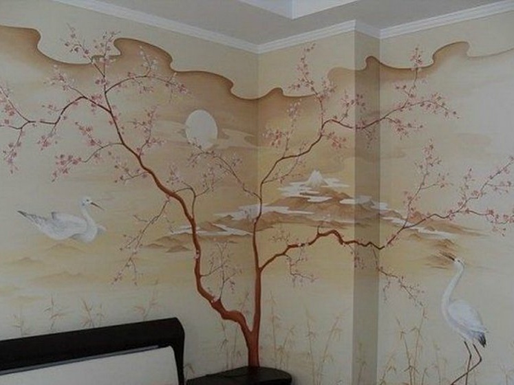 Wandmalerei im Innenraum