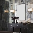 Lampu untuk reka bentuk Art Deco bilik mandi