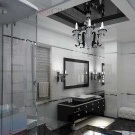 Schönes Badezimmer Art Deco Interieur und Design