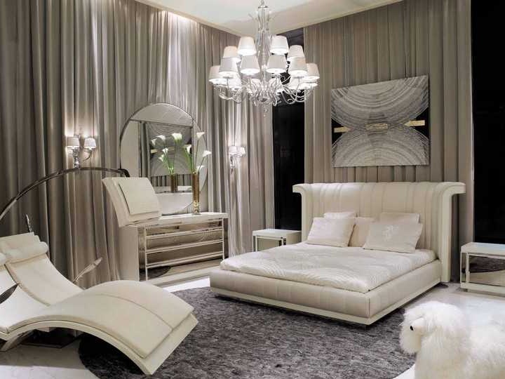 Möbel für ein Schlafzimmer im Art-Deco-Stil ein Foto