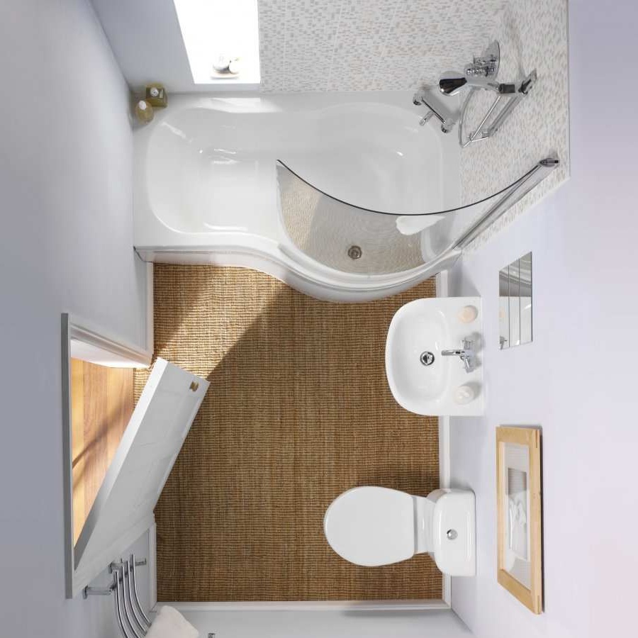 Minimalismus kleines Badezimmer