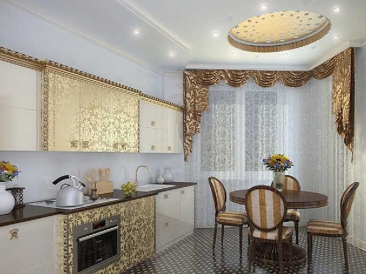 Küchenmöbel Art Deco Gold