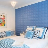 Interior bilik tidur biru