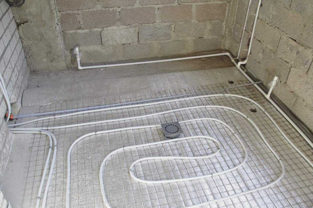 Elektrische Fußbodenheizung