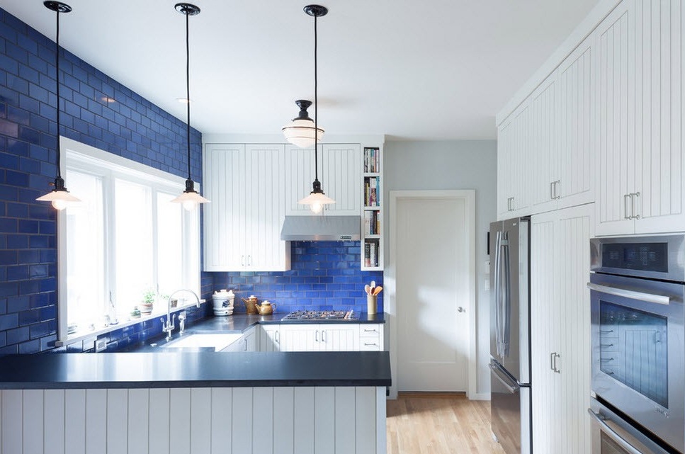 Blaue Küche
