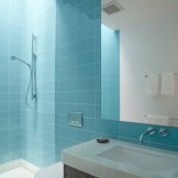 Turquoise motif untuk bilik mandi