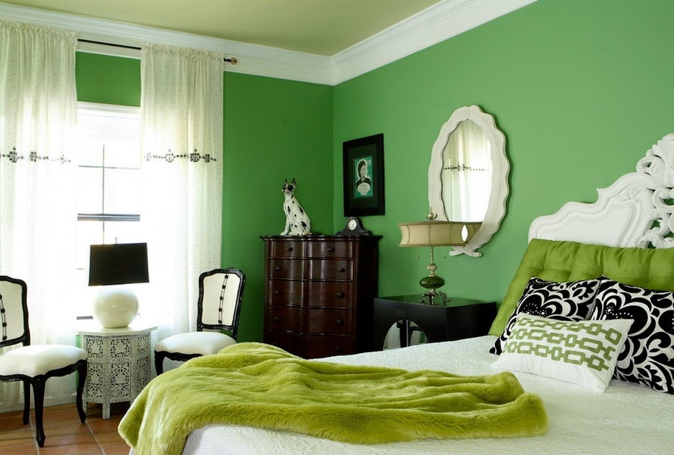 bilik tidur hijau