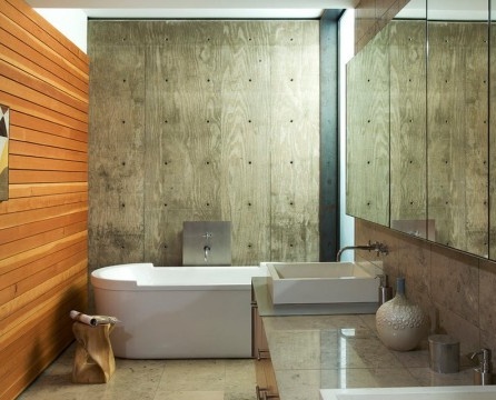 Badezimmer im Chaletstil