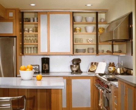 Dapur logam - kelihatan bergaya dan moden