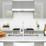 Glänzende Fassaden in der Küche