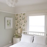 Ruhiges Blumenmuster - die perfekte Lösung für das Schlafzimmer