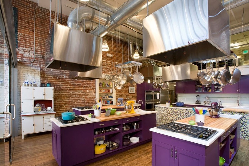 Dapur coklat violet