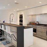 Moderne matte Küche