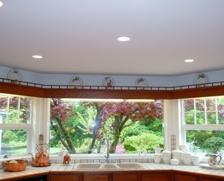 Panoramafenster in der Küche