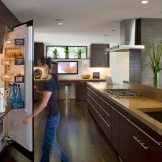 Wie wählt man ein Küchendesign mit einem Kühlschrank?