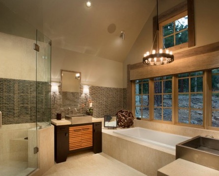 Badezimmer in einem Privathaus