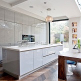 Kücheninnenraum in einer London-Wohnung
