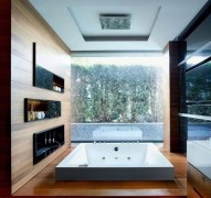 Ciri-ciri reka bentuk bilik mandi moden