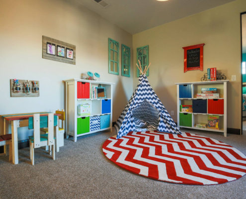 Moderner Innenraum eines Kinderzimmers 2017