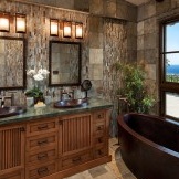 Stilisiertes Badezimmer