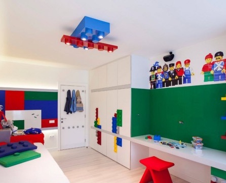 Lego Design in einem Kinderzimmer