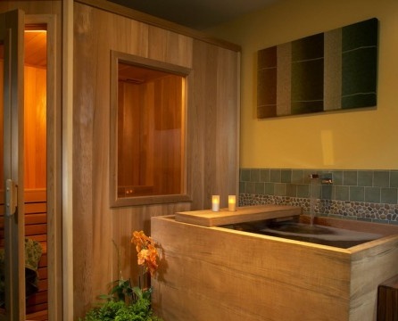 Gemütliches Badezimmer im orientalischen Stil
