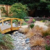 Jambatan Handrail Garden