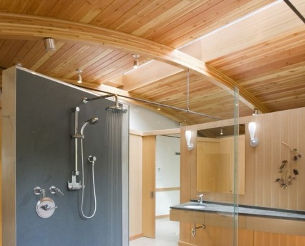 Holzvertäfelung Badezimmer