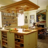 Perabot dapur menentukan kawasan fungsional